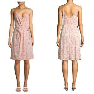 NWT BCBGeneration Floral Wrap-Style Dress Sz L